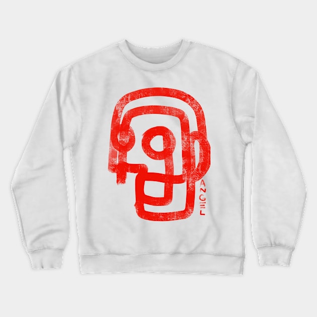 face Crewneck Sweatshirt by Angel Rivas